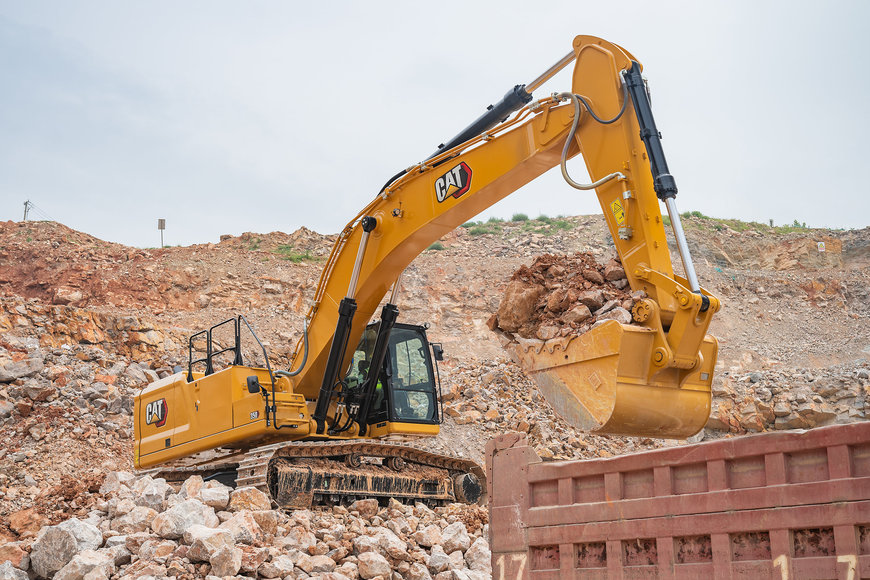 CAT® 350 BAGGER SIND BESTE IN KLASSE IN PRODUKTIVITÄT UND NACHHALTIGKEIT 